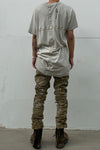 BORIS BIDJAN SABERI Short Sleeve T-Shirt TS ONE PIECE ST RF F035 Faded Light Gray 9 PBBS21